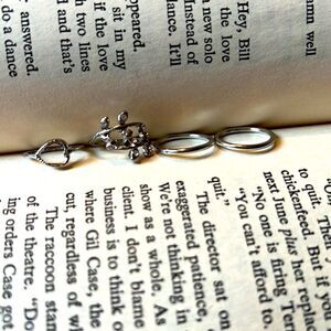 Set of 4 Pinky Rings Small Stackable Rings Sz 4